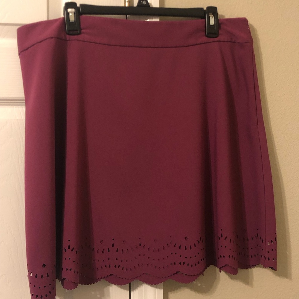 Loft size 16 pink skirt